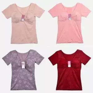 [라일리여성언더웨어] Rly 반팔런닝 노와이어브라런닝 여성반팔티셔츠 여자여름