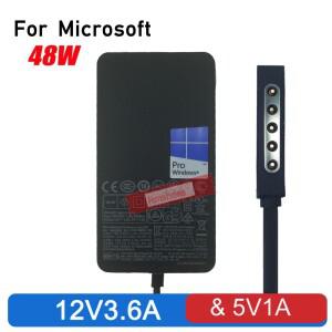Microsoft Surface 2 4G LTE AT&T P3W-00001 M2Z-00001 Ac 어댑터 48W 전원용 기존 노트북 충전기 12V 3.6A