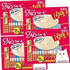 ( )반려묘 습식 캐주얼핏 스낵 참치 버라이어티 14g 40P 파우치