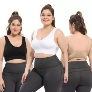 [라일리여성언더웨어] Rly 빅사이즈 무봉제 심리스 수면 스포츠 브라 브라렛