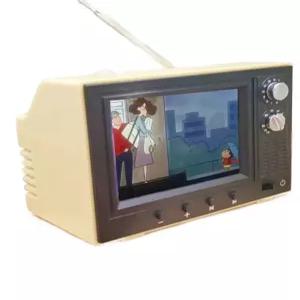 옛날티비 장식품 소품 미니어쳐 브라운관티비 초소형 레트로 인테리어