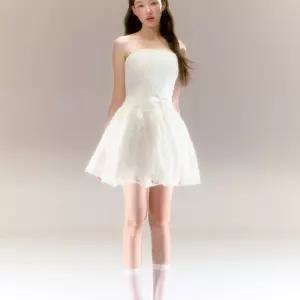 미니웨딩드레스 심플 셀프 숏 파티 드레스 야외스냅