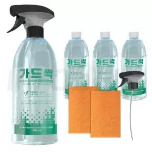 가드싹 욕실 화장실 수전 변기 베란다 청소 물때 찌든때 비누때 곰팡이 얼룩 제거 세정 세제 세정제 4개