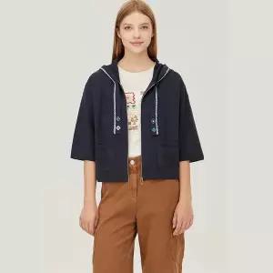 [베네통](신세계 사우스시티)회전목마 후드 집업 가디건 (BAKC03541)