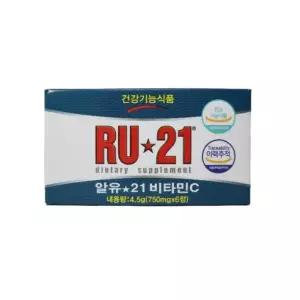 [셀러허브][알유21] 알유21 비타민 C 4.5g, 6정, 1개 (S39138719)