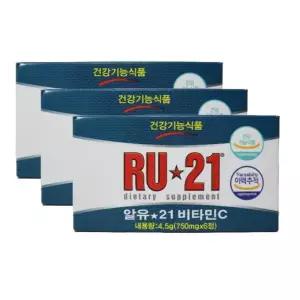[셀러허브][알유21] 알유21 비타민 C 4.5g, 6정, 3개 (S39138720)