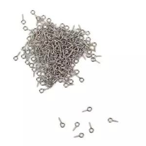 미니어처 부자재 실버 9자핀 100개입 구자못