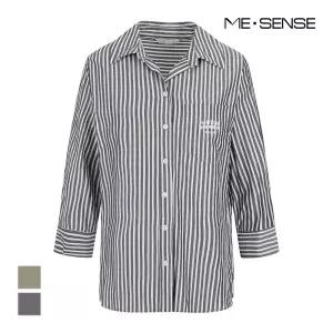 [미센스] 스트라이프 블라우스_MB48BLMD02Z