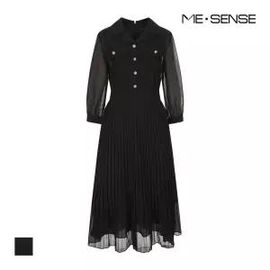 [미센스] 플리츠 반팔 원피스_MB48OPM101Z