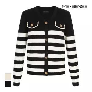 [미센스] ST배색 금장포인트 니트_MB4XKNSG03Z