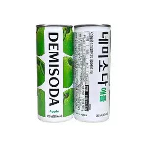 [셀러허브]동아오츠카 데미소다 애플 탄산 캔음료 250ml x 20개 /s (E42543490)