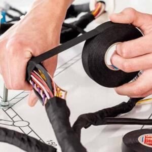 전기 내열 하네스 테이프 절연 자동차 차량용 호환 원단 천 방수 소음 방지 접착