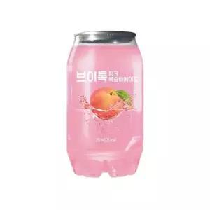 [셀러허브]브이톡 핑크 복숭아 에이드 탄산음료 350ml x 24캔 /s (E43383989)