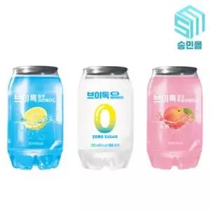 [셀러허브]브이톡 350ml 블루레몬 핑크복숭아에이드 제로 레몬 에이드 6캔씩 18캔 레몬에이 (E33045123)