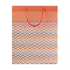 TBZ 웨이브컬러 PP 쇼핑백 23x27cm-색상랜덤 시장바구니 마트장바구니