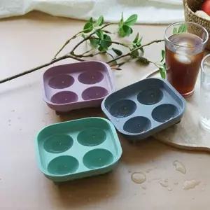 실리콘 둥근 얼음틀 얼음 만들기 냉동용 아이스트레이
