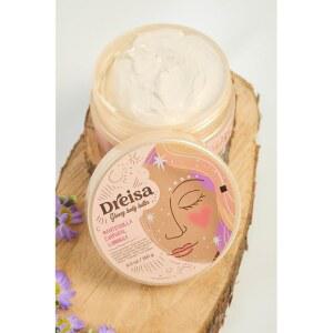 드레이사 글로시 바디 버터, 코코아 버터, 아몬드 오일, 과일 에센스, 5.3온스/150g의 빛나는 보습 크림