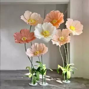 자이언트 종이꽃 DIY 플라워 대형 조경 인테리어