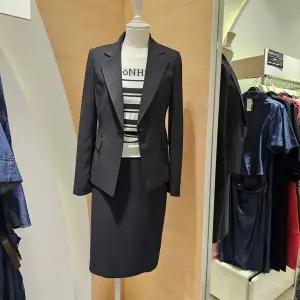 [하프클럽/]2024여름최신상   기본원버튼스커트정장셋트