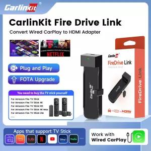 호환  Carlinkit 파이어 TV 스틱 컨버터 TV 스트리밍 HDMI 무선 카플레이 어댑터 파이어 스틱 HD 4K 맥스