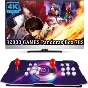 RegiisJoy 78S 판도라 치트 게임 4인용 기능 128G 저장 3D TF 32000 12가지 아케이드 즐겨찾기 삭제 미니