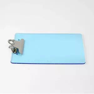 [알티피아]TBZ A5 집게형 서류고정 스카이 클립보드 2p세트 서류꽂이