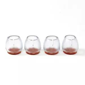 [골드스마일]TBZ 의자 가구발커버 4p세트(R) 25-29mm 의자발패드