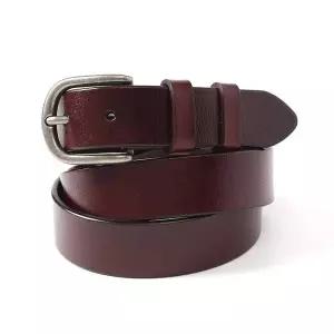 [알티피아]TBZ 다크브라운 소가죽 여성 포인트 벨트 S-4 바지벨트