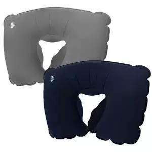 [골드스마일]C형 가벼운 여행 목 베개 휴대용 접히는 캠핑 쿠션 에어펌프