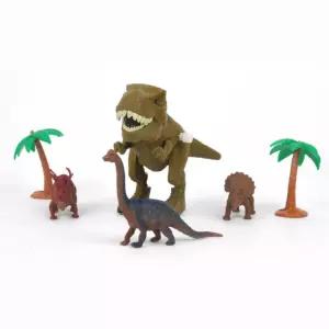 4세 남아 완전좋은 소리나는 티라노사우르스 공룡세트6p 백악기 유아놀이 학습 완구