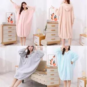 후드 샤워 목욕 가운 욕실용 탕기