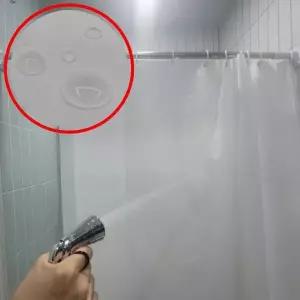 비닐 샤워커튼 욕실 커튼 화이트 80x180