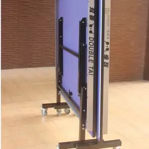 야외용 탁구대 표준 바퀴 간이 훈련 경기용 간이 코트