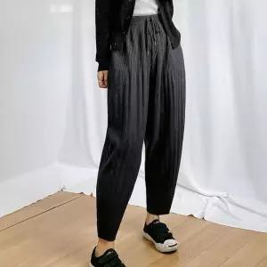 주름 항아리 기모 조거 ares 배기 팬츠 밴딩