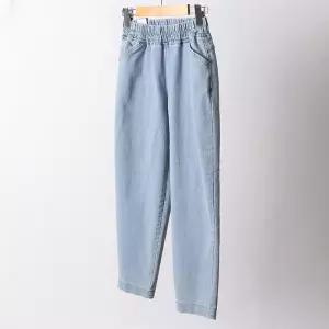 빅사이즈밴딩바지 D538L507 블루스판배기데님팬츠 LO (39930763A)