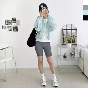 여자 ACC 스트링 SF1008W 점퍼 투웨이 바람막이 4컬러 나일론 후드 크롭 후드 자켓