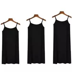 3가지 이너웨어 미니 끈나시 원피스 사이즈 속치마 롱 치마 끈원피스