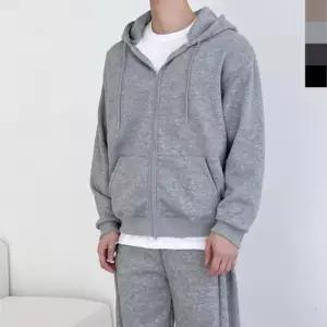 HF770M 남자 양털안감 후드 후드티 투웨이 기모 GBB 겨울 빅사이즈 집업 커플 오버핏