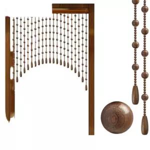 원목구슬 공간분리 인테리어 대나무발 현관 커튼 비즈발