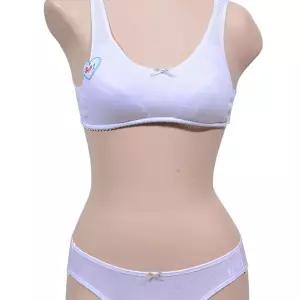 초딩 청소년 주니어 스포츠브라 세트 샤통 런닝 러닝 나시 1단계 [fD6C5C3]