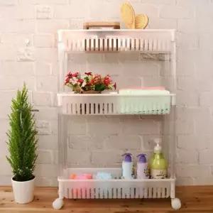 [셀러에이드]3단 화장실 선반 욕실 정리대 수납 이동식