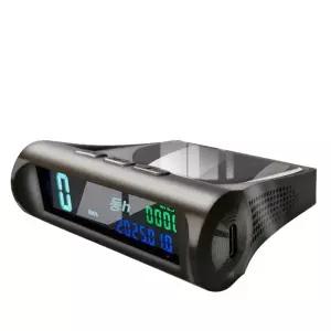 태양광 무선 hud 충전 미터기 차량용 속도계 경고 고도 과속