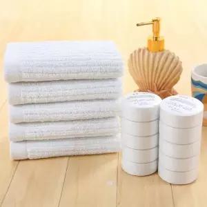 [골드스마일]휴대용 압축 수건 10개 등산 캠핑용 수건