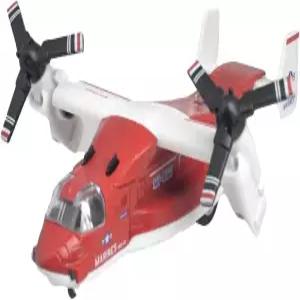 아일리 합금 금속 비행기 미국 MV-22 군용 수송 헬리콥터 장난감 모델 다이트 항공기와 전투기 (빨간색)