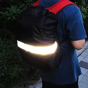 [알티피아]TBZ 배낭 반사밴드 방수커버 블랙 35L 1개