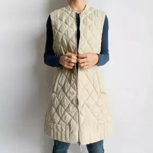 여자 여성 숏 조끼 패딩 롱 경량 di