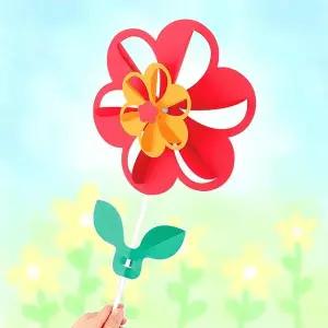 [골드스마일]TBZ DIY691 바람개비만들기 꽃