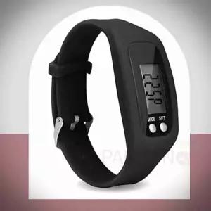 buyus 만보기 전자시계 블랙 만보기기계 달리기시계 시계형만보기 운동용시계 건강시계 헬스워치 만보기손목시계 굿딜 브이숍 illo001