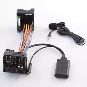 호환  E39 E53 E85 E86 Z4 E83 X3 R50 R53용 자동 블루투스 5.0 오디오 어댑터 HD 사운드 마이크 키트 음악