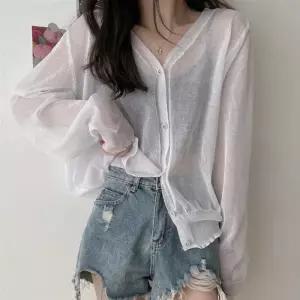 긴팔 가디건 니트 브이넥 HH-D85 여름